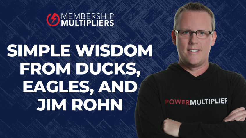 Simple Wisdom From Ducks, Eagles, And Jim Rohn
